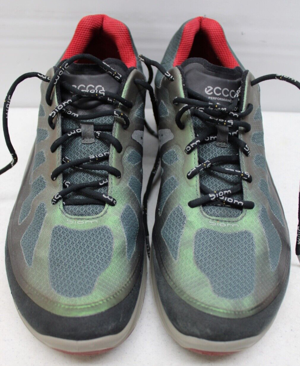 ECCO BIOM FJUEL RACER WOMEN'S 41 / 10.5 GREEN GRAY IRIDESCENT RUNNING SHOES